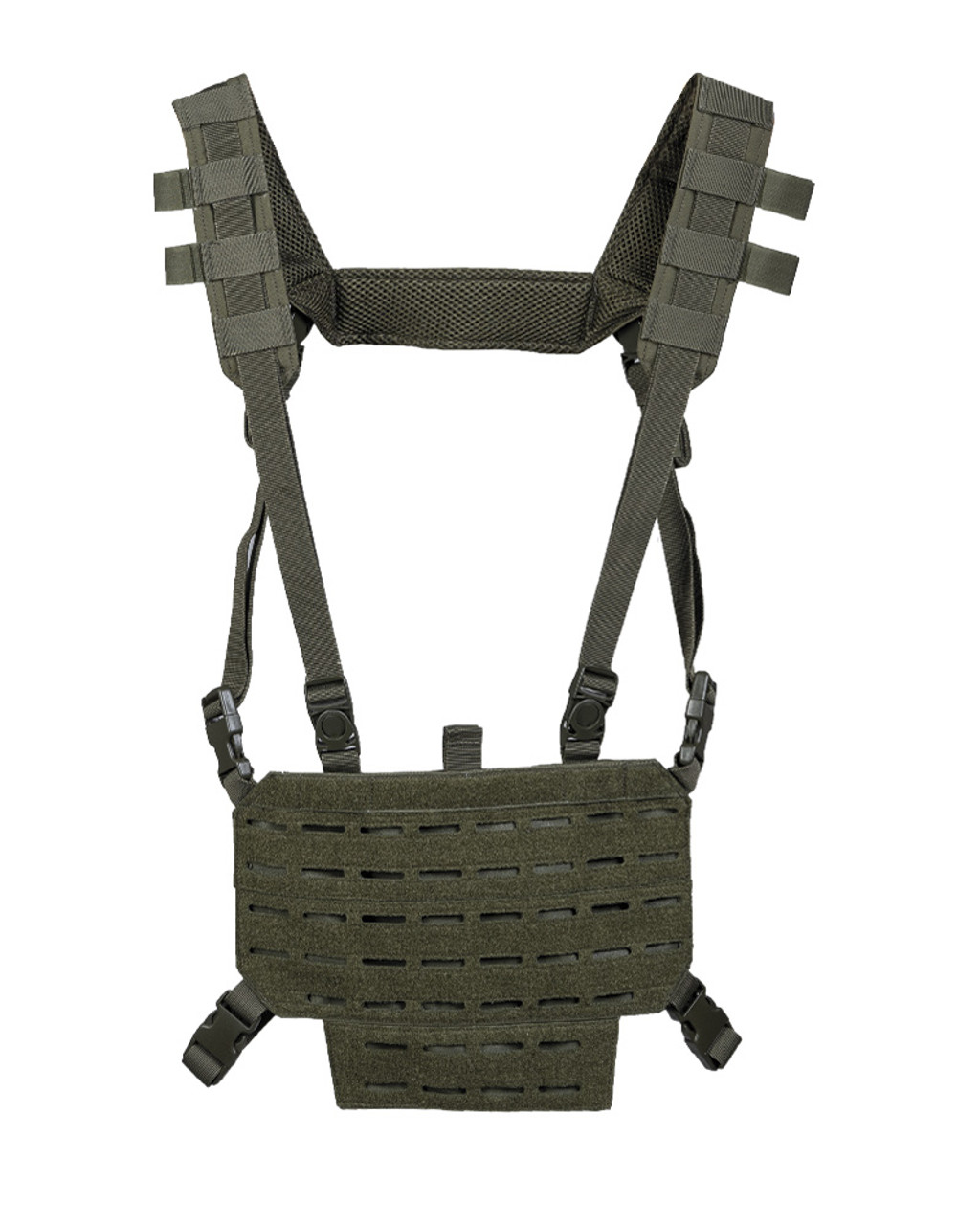 Mil-Tec Lightweight Chest Rig OD Green Adjustable 13530401