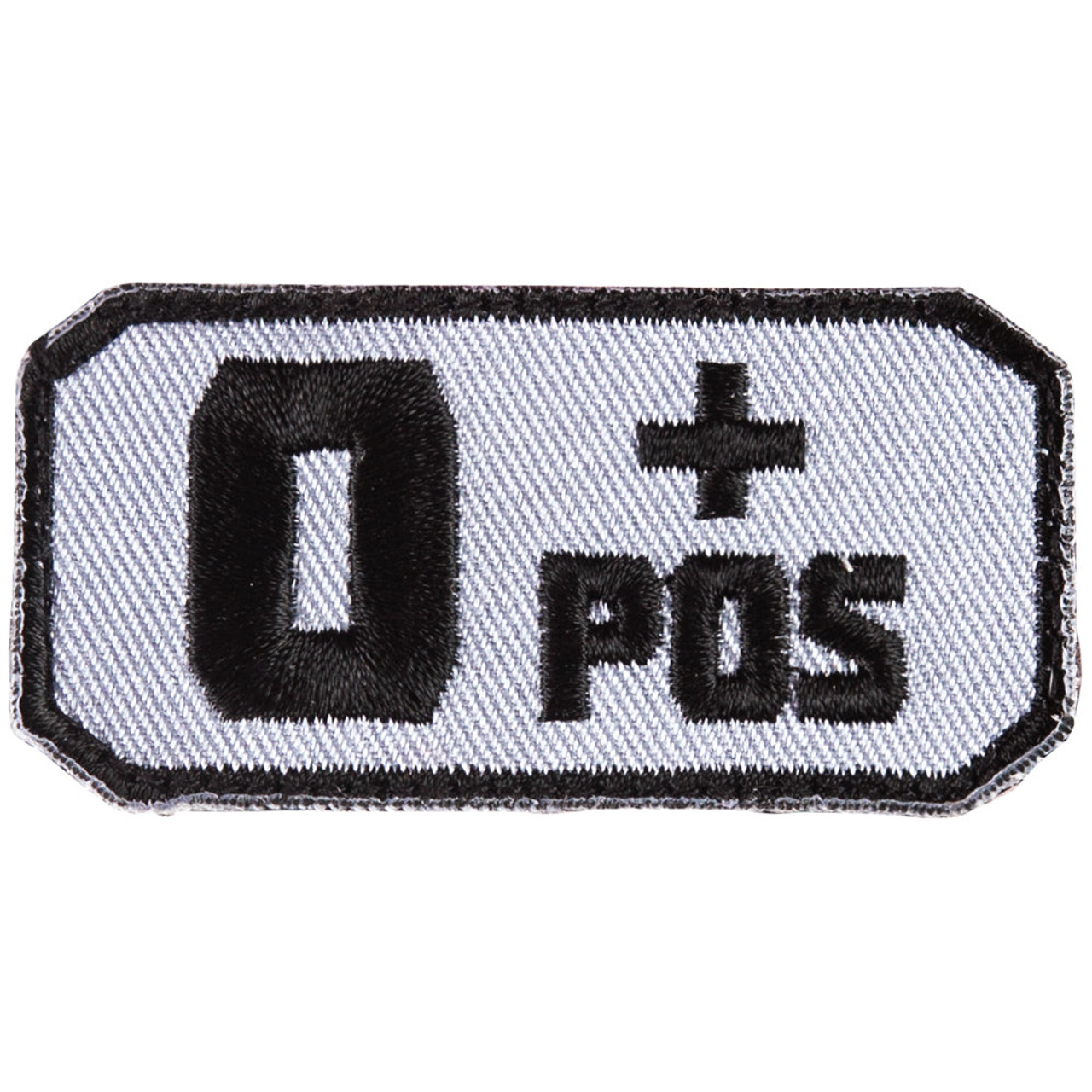 Leather Blood Type Patch - O Positive – Smokies Leather
