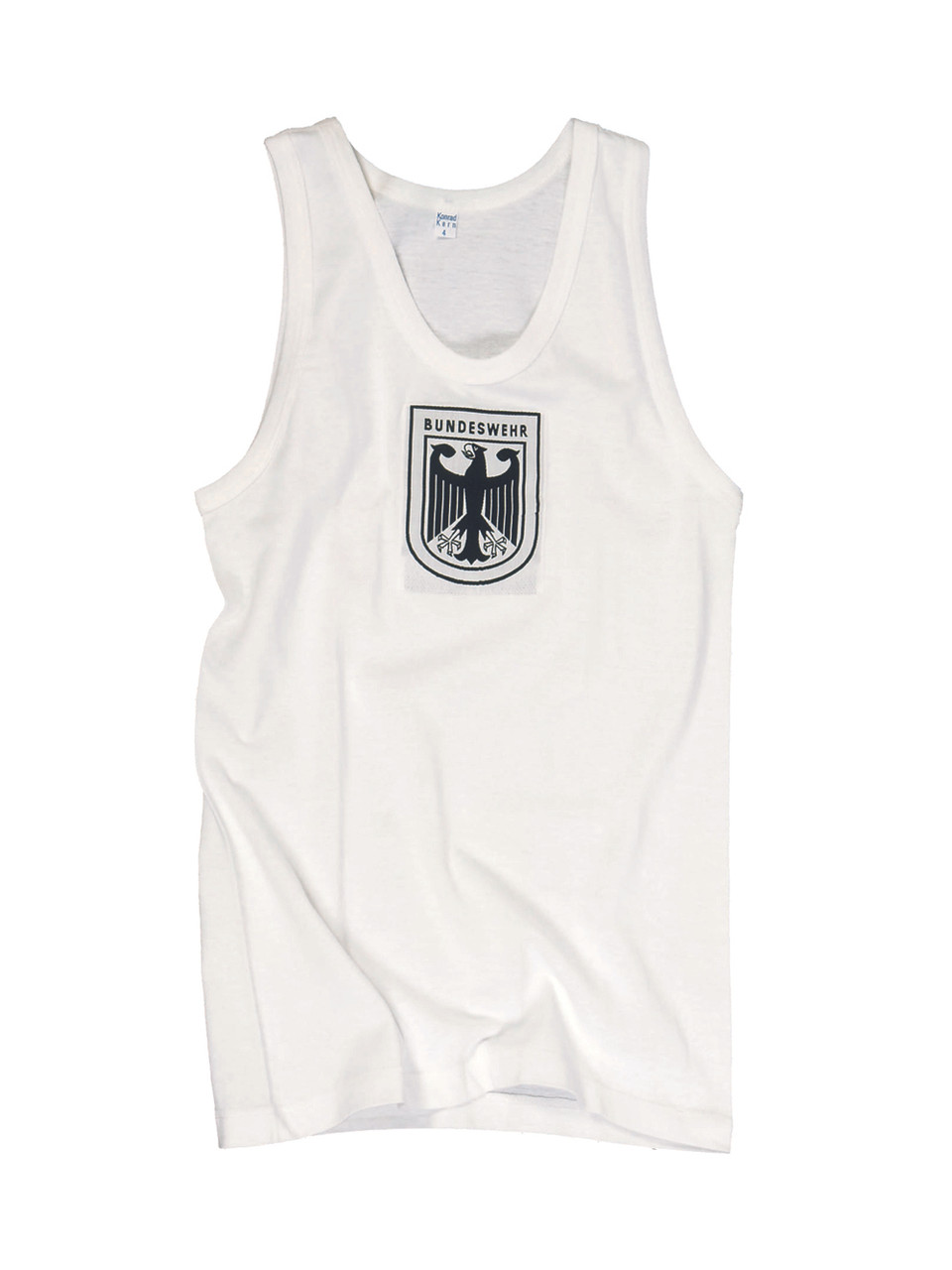 Army Vest Tank Top Original German Bundeswehr Singlet Dyed Vintage Surplus Used