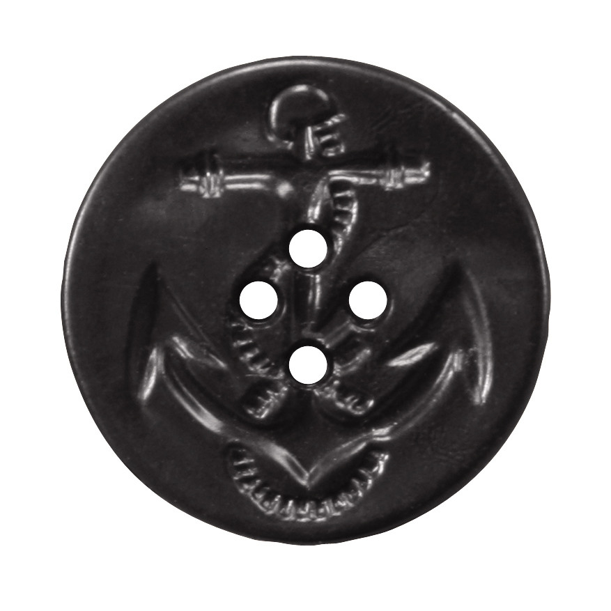 ろろ SKULL BUTTON SHORT PEA COAT 3133T Replacement Peacoat Button from Rothco