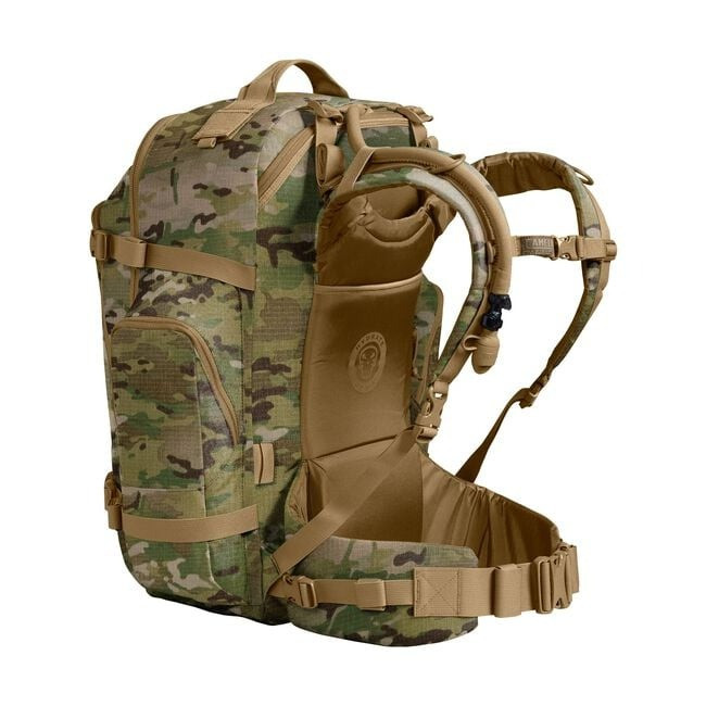 CamelBak Ambush Hydration Pack – Black, With 100 Oz Mil-Spec Crux Reservoir, Low-Profile Design