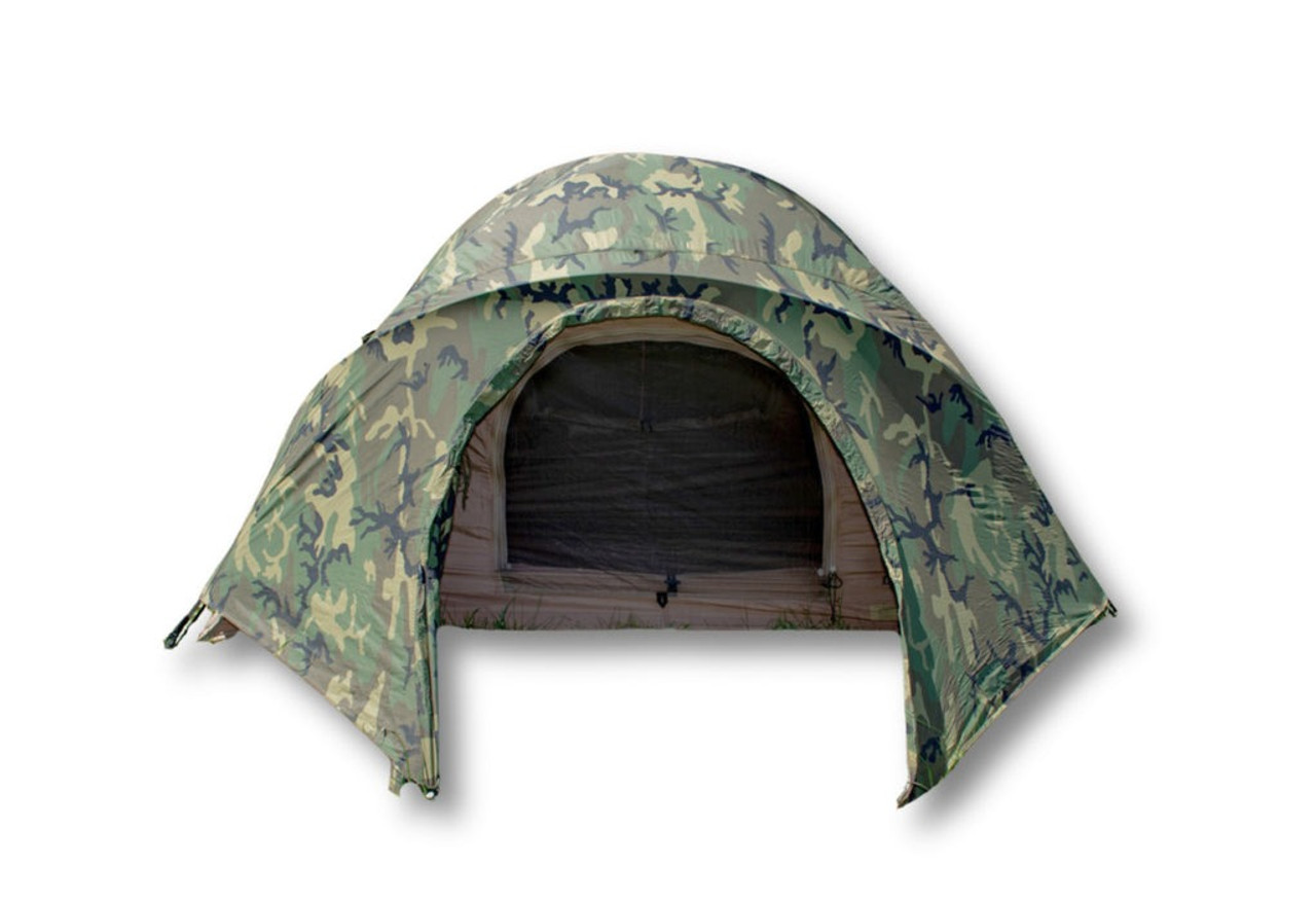 USMC 2-Person Combat Tent, Woodland, USGI: US Military Surplus