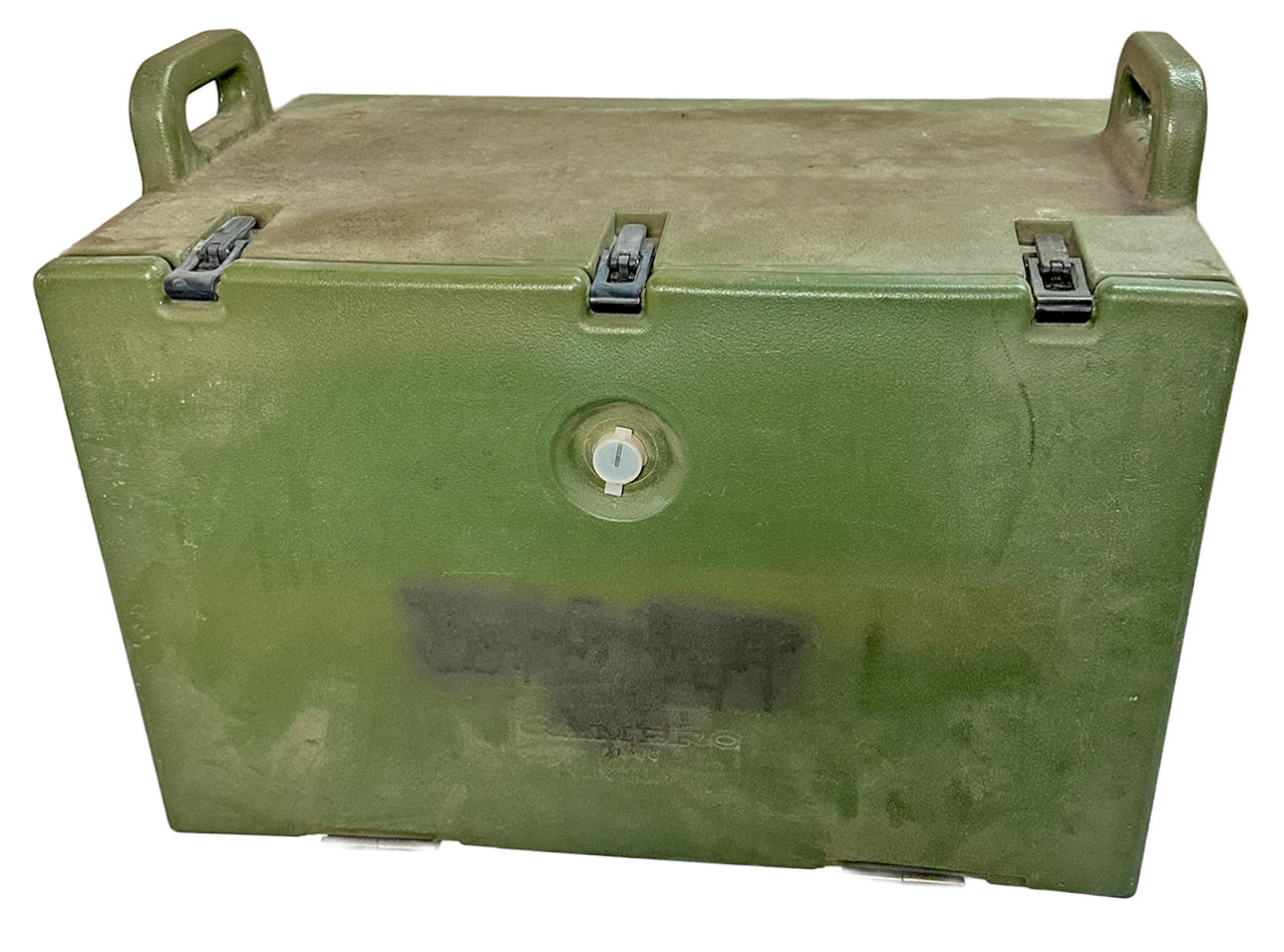 Cambro Large Insulated Food Holding Container, USGI: US Military