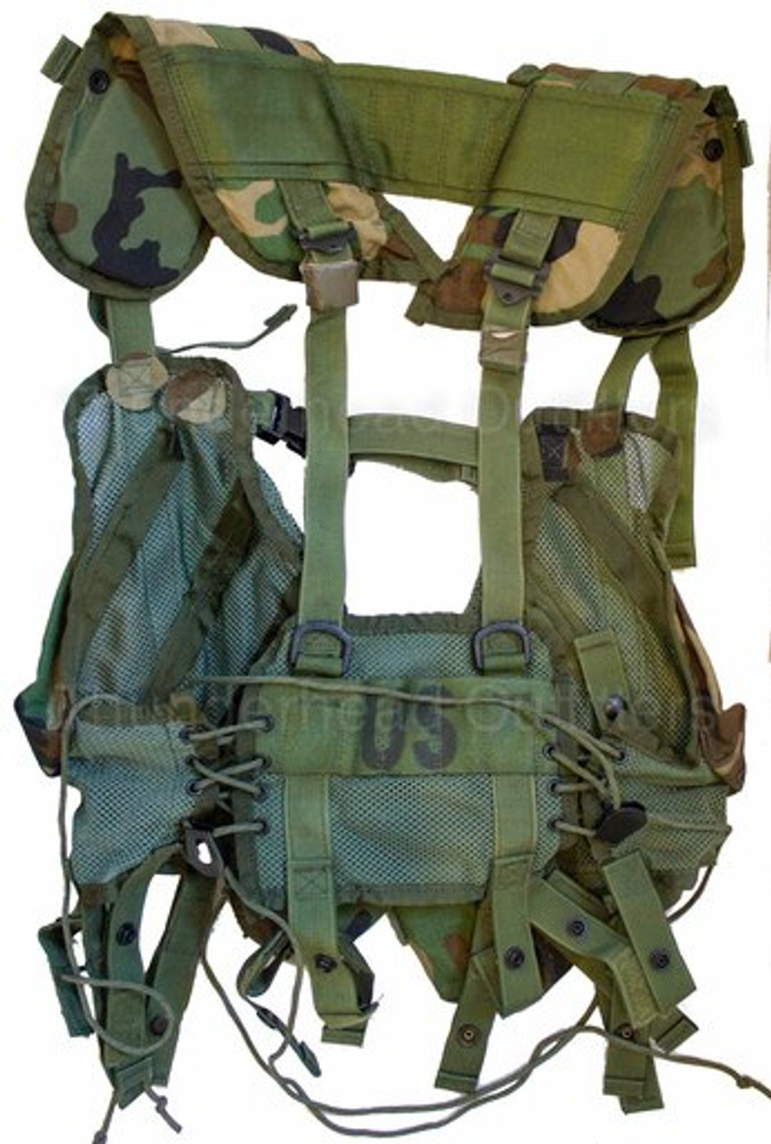 Enhanced Tactical Load Bearing Vest (Woodland) - Thunderhead Outfitters