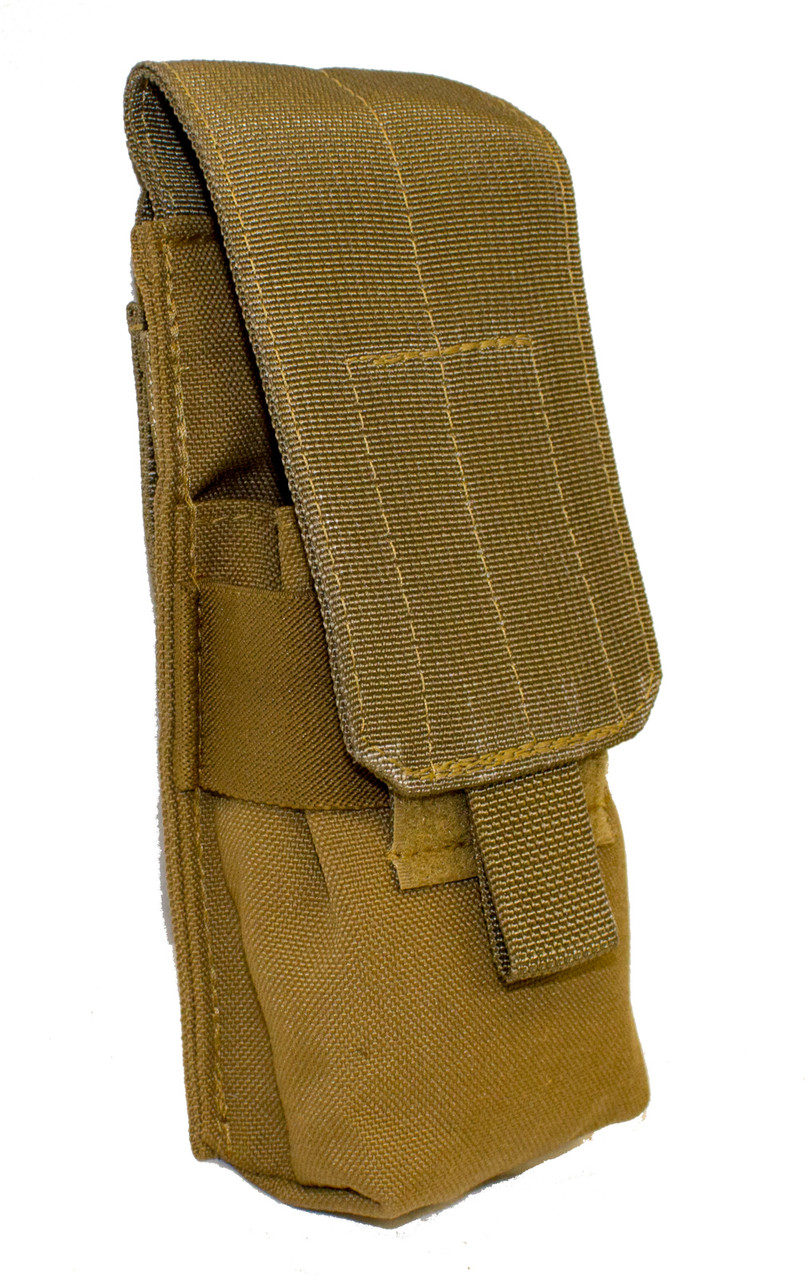Details about   USGI USMC Single Double Mag Pouch Holder Coyote Tan Made by Eagle Industries 