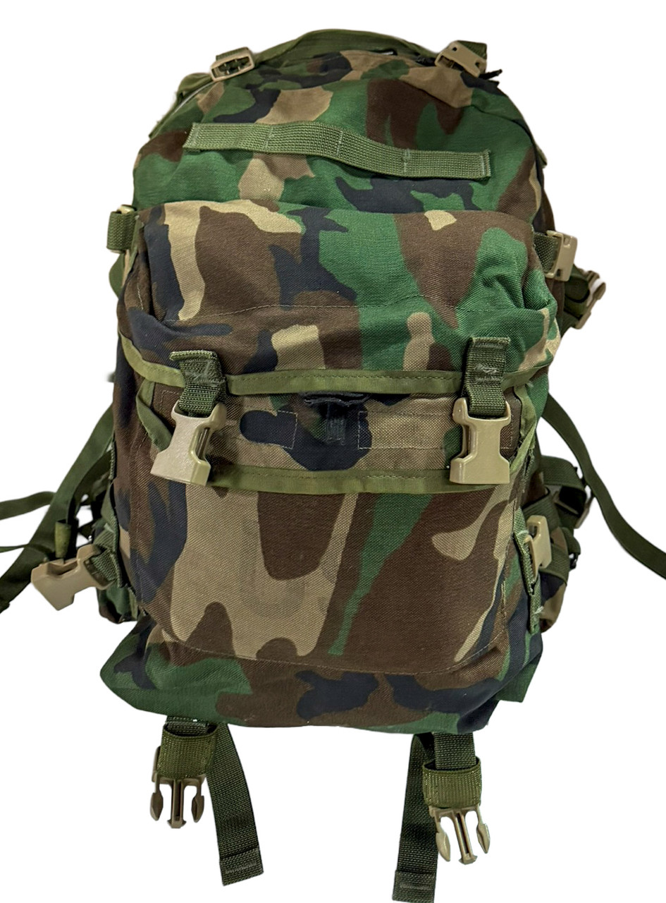 Woodland MOLLE II Large Assault Pack, USGI: US Military Surplus