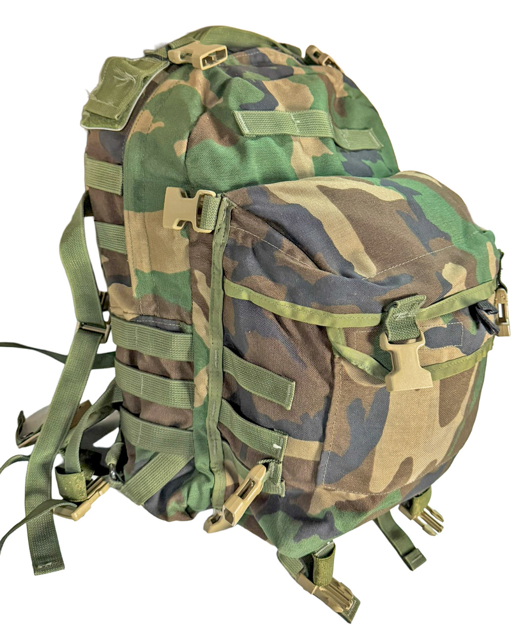 Woodland MOLLE II Large Assault Pack, USGI: US Military Surplus