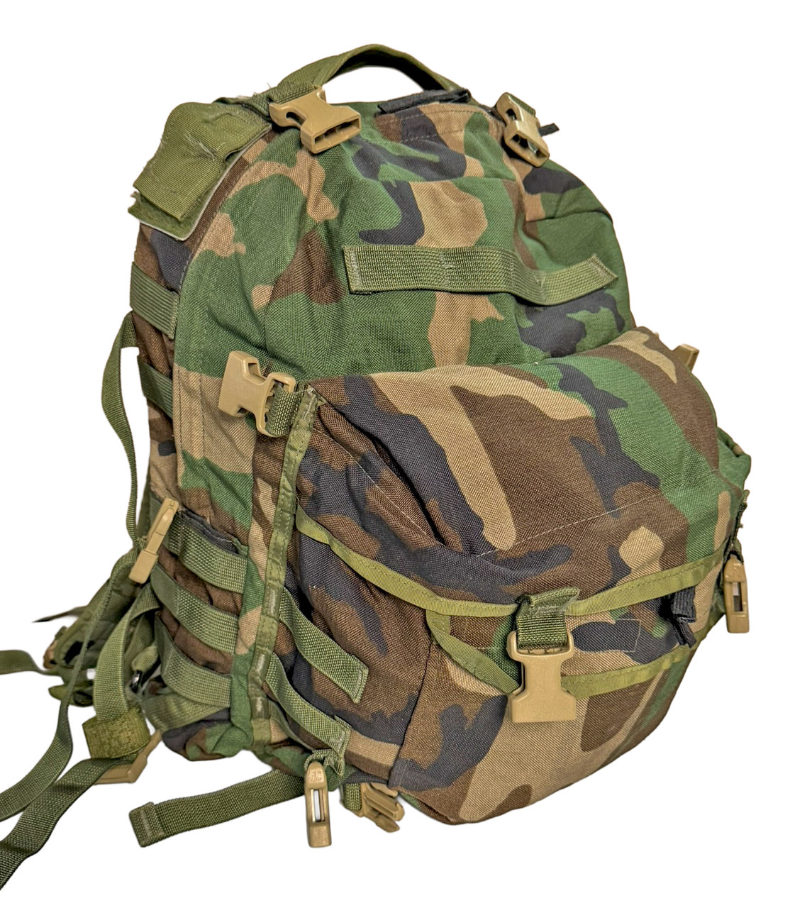 Woodland MOLLE II Large Assault Pack, USGI: US Military Surplus