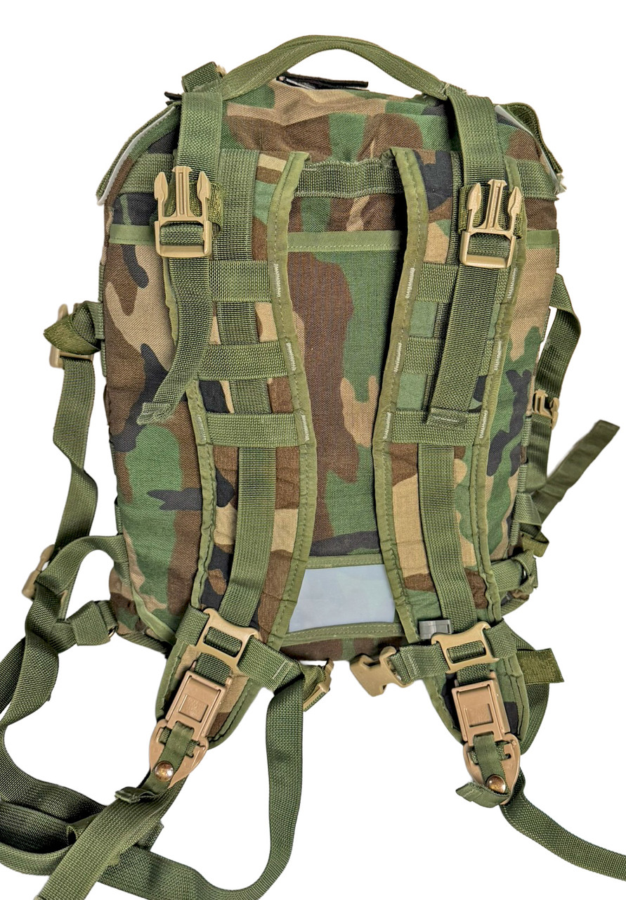 Woodland MOLLE II Large Assault Pack, USGI: US Military Surplus