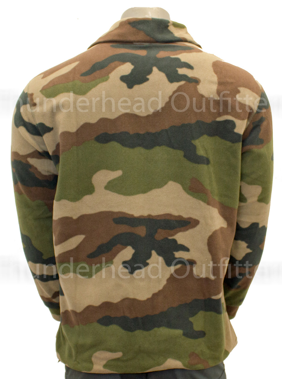 military fleece pullover