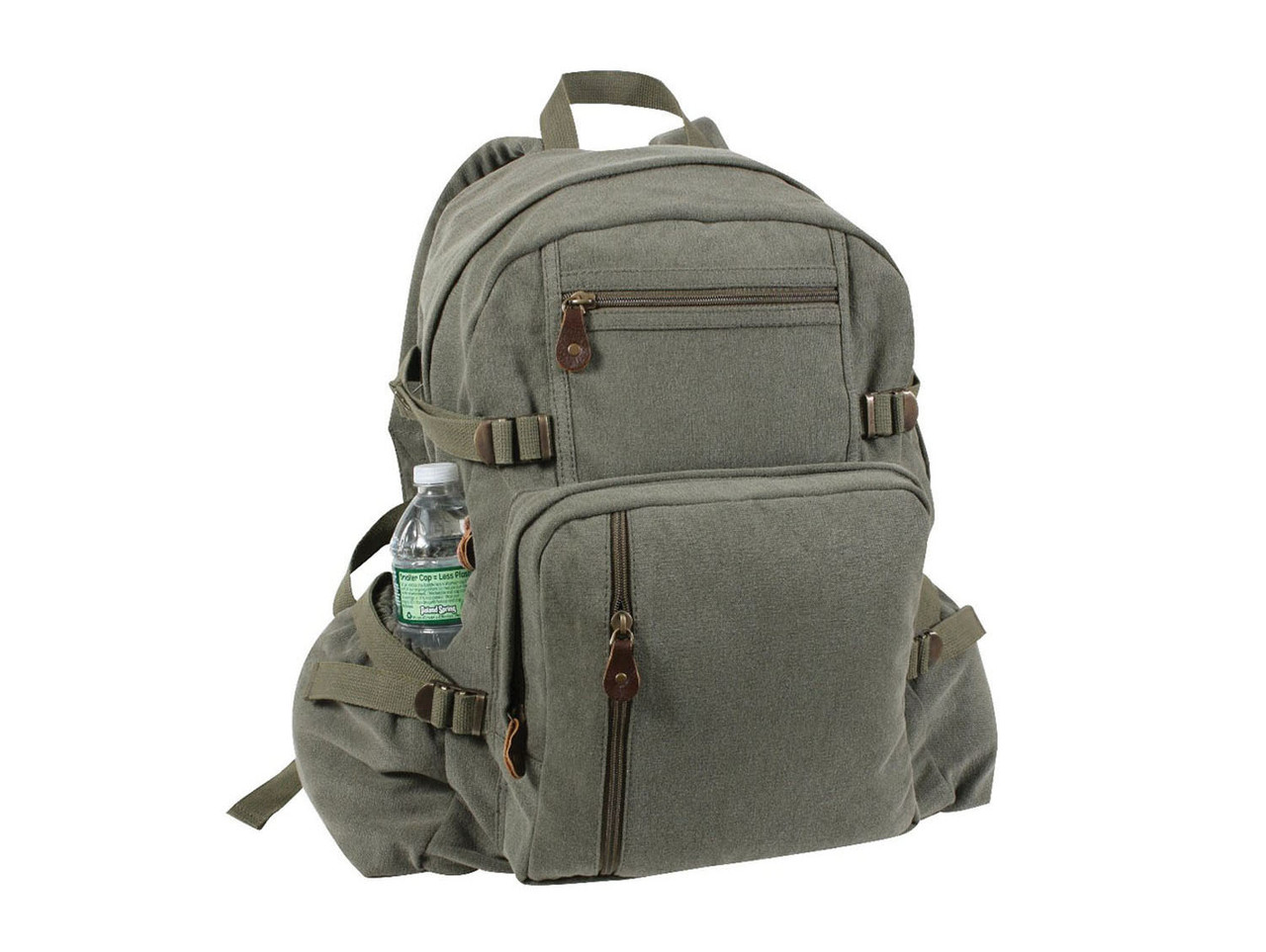 canvas material backpack