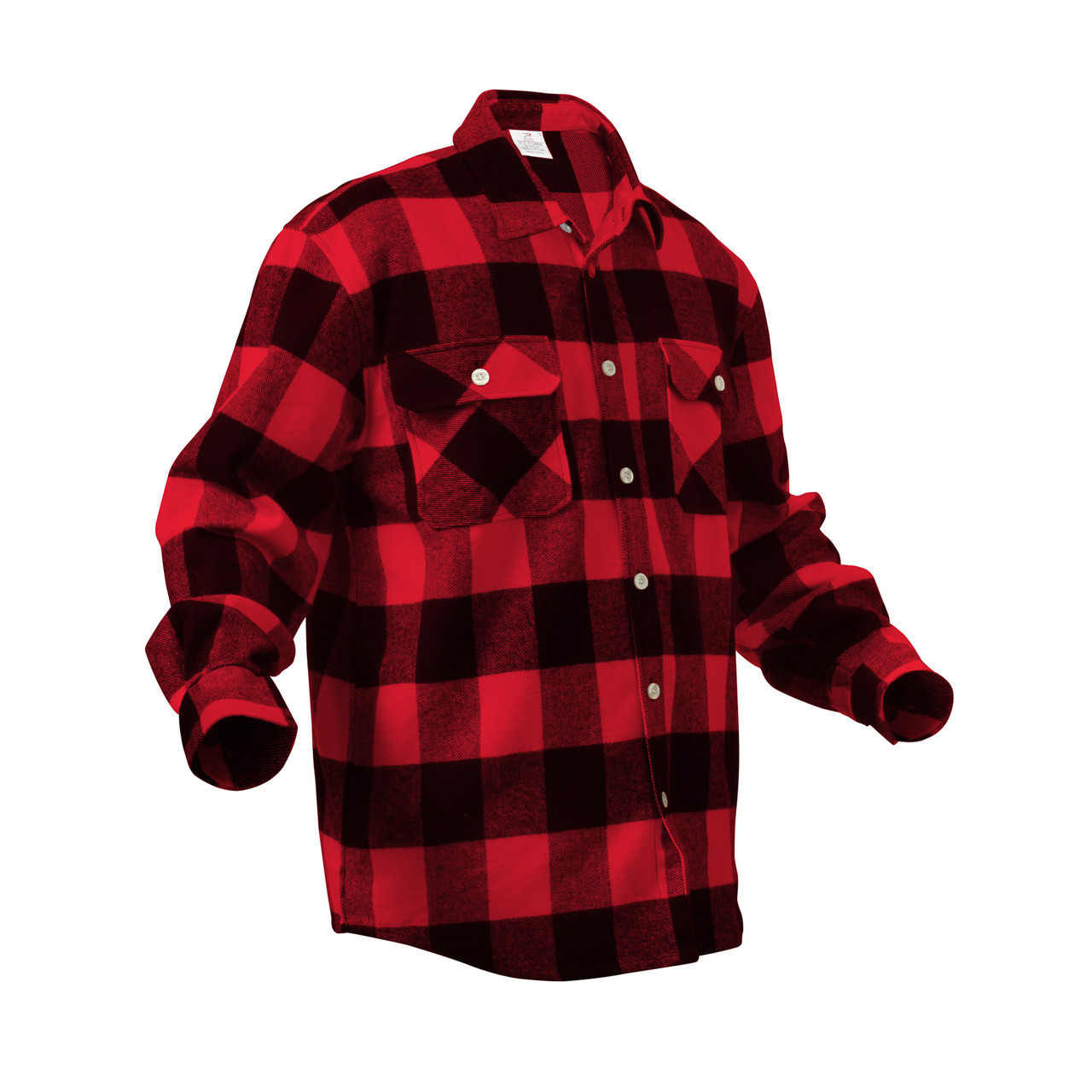 Rothco Extra Heavyweight Buffalo Plaid Flannel Shirt - Thunderhead