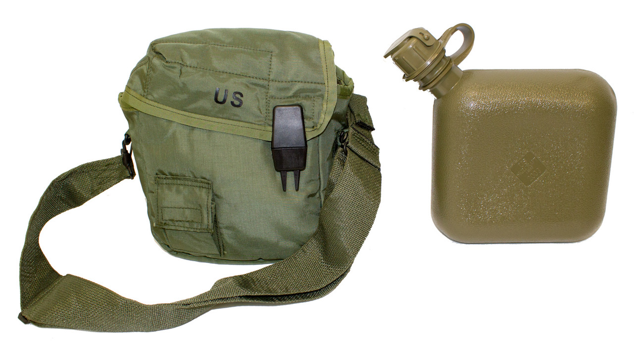 ALICE 2qt Canteen and Pouch Combo, USGI: US Military Surplus