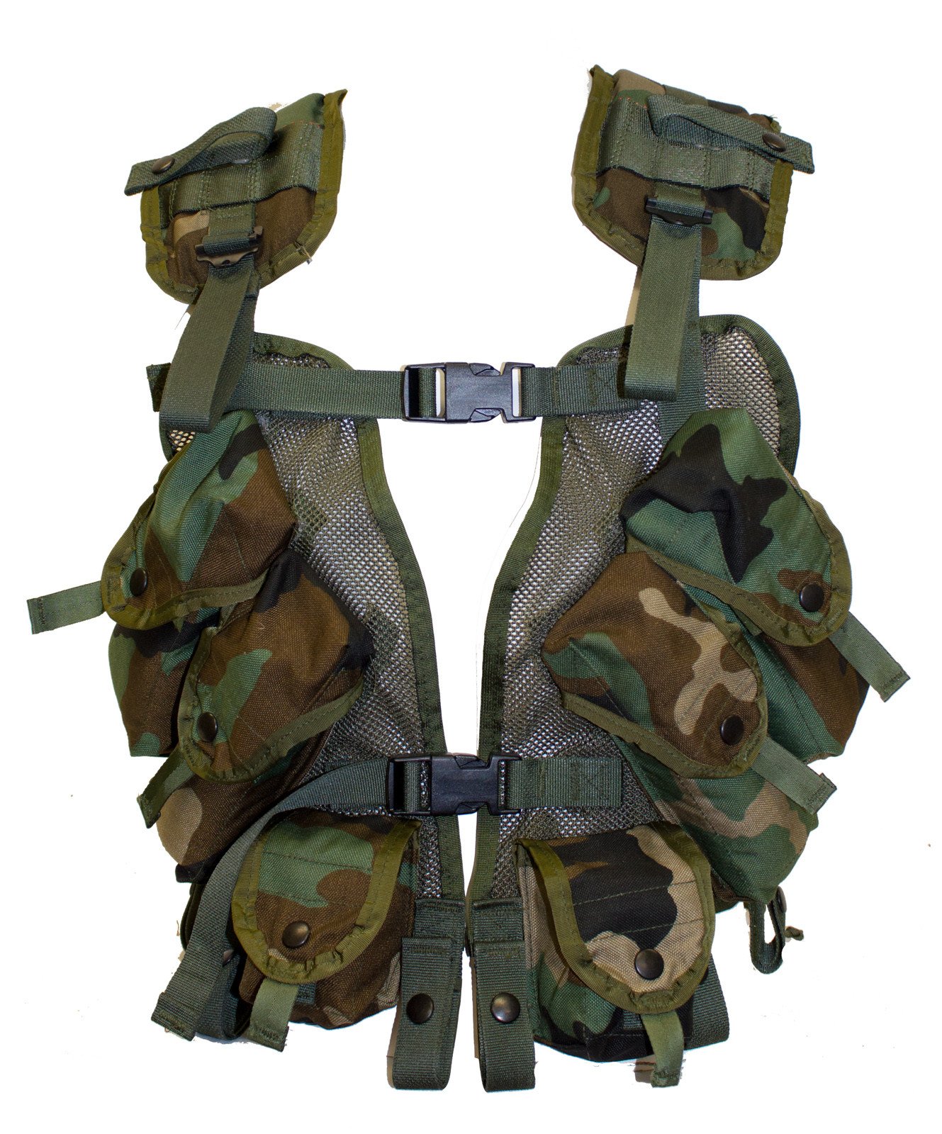 Enhanced Tactical Load Bearing Vest (Woodland) Thunderhead Outfitters