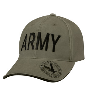 Rothco Vintage Deluxe Army Low Profile Insignia Cap