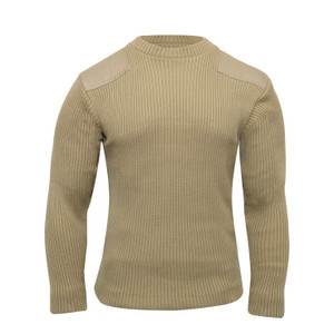 Rothco G.I. Style Acrylic Commando Sweater: Khaki Rothco G.I. Style Acrylic Commando Sweater: Khaki