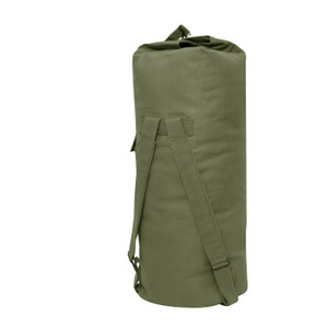 Rothco GI Style Canvas Double Strap Duffle Bag: Olive Drab