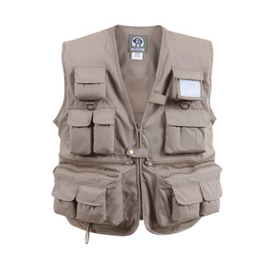 Uncle Milty Travel Vest: Khaki