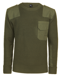 Brandit Commando Sweater: Olive Drab