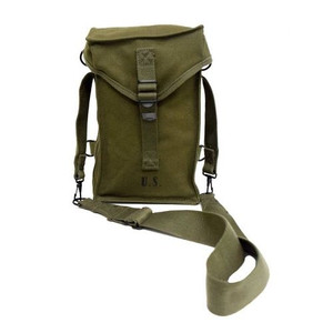 Canvas M1 Ammunition Carrying Bag, Olive Drab Canvas M1 Ammunition Carrying Bag, Olive Drab