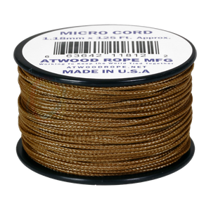 Atwood Rope, Micro Cord, US Made: Coyote