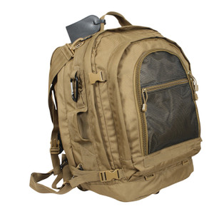 Rothco Move Out Tactical Travel Backpack: Coyote Brown