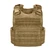 Rothco MOLLE Plate Carrier Vest: Coyote Brown