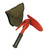 Rothco Orange Mini Pick and Shovel with Cover
