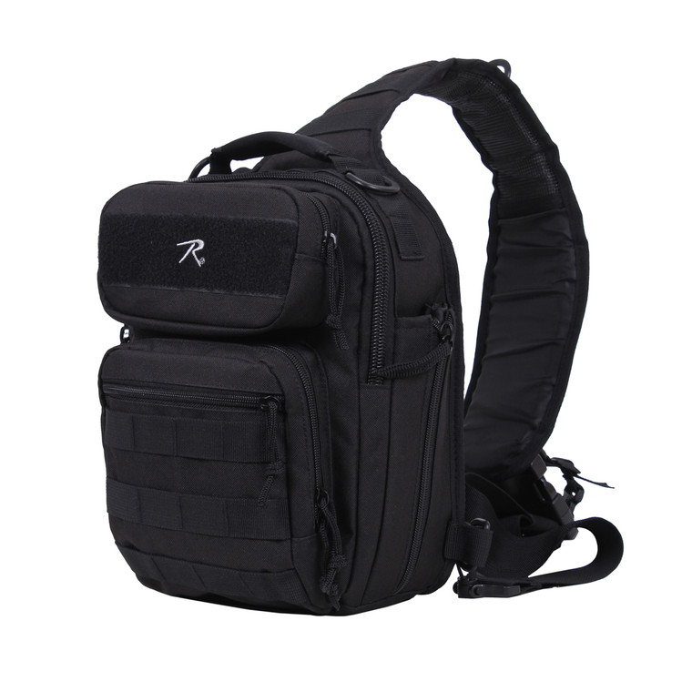 Rothco Compact Tactisling Shoulder Bag: Black