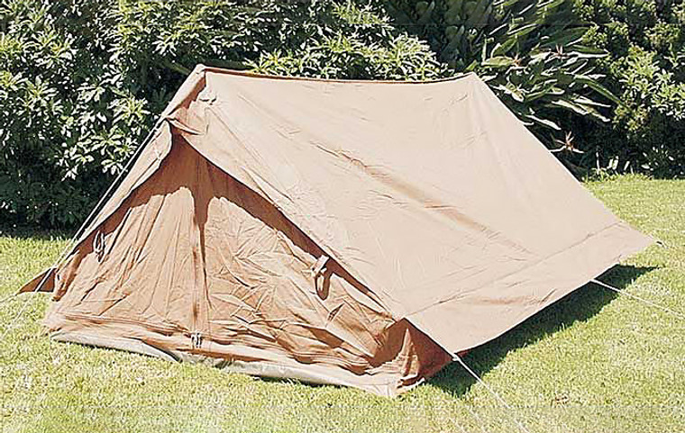 French Nylon Ground Troop Tent, Tan