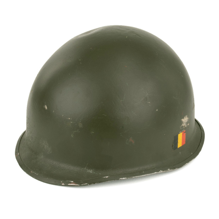 Belgian M1 Steel Pot Helmet with Liner