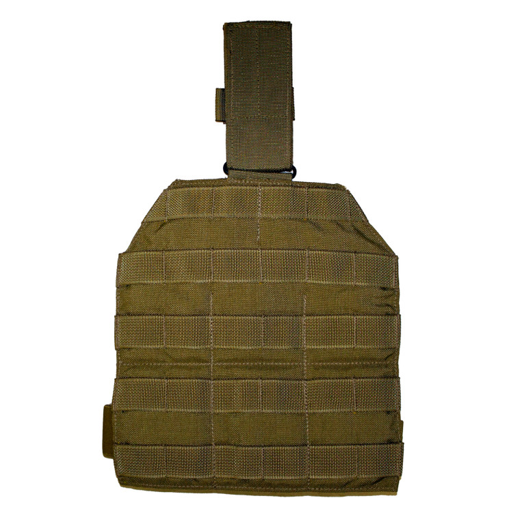 USGI US Military Surplus MOLLE Leg Panel with Hip Extension, Khaki