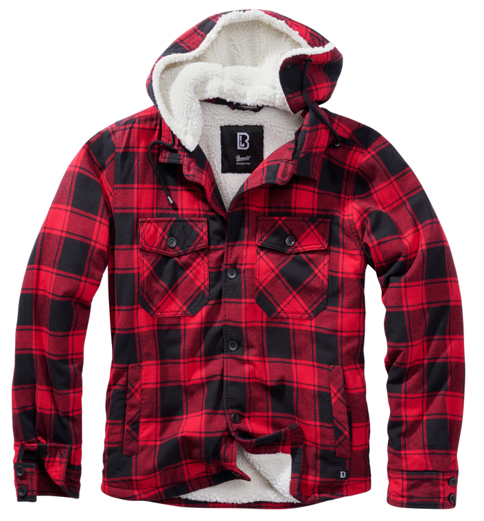 Brandit Sherpa-Lined Flannel Lumber Jacket