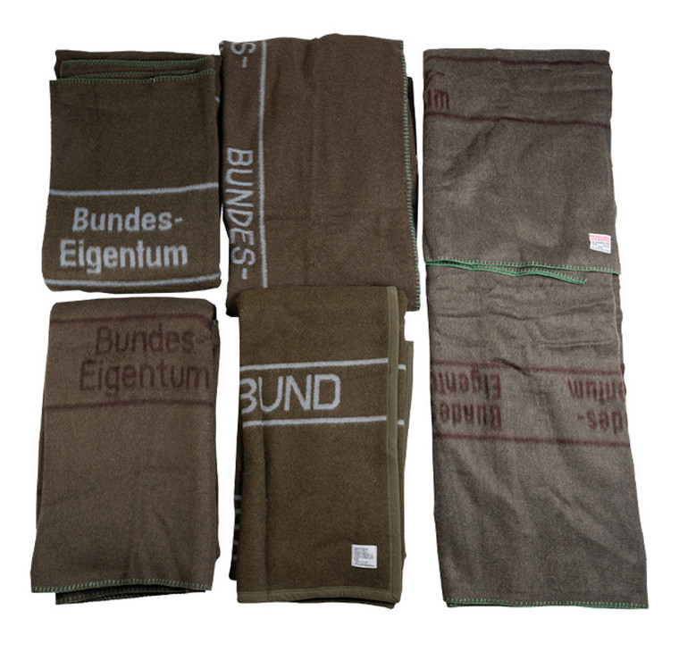 German Bundeswehr OD Wool Blanket
