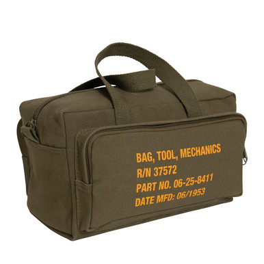 Rothco G.I. Type Zipper Pocket Mechanics Tool Bag With Military Stencil