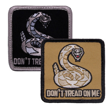 Don't Tread On Me Morale Snake Patch, Round 3