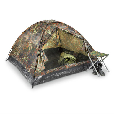 3-Man Igloo Tent, Flecktarn Camo