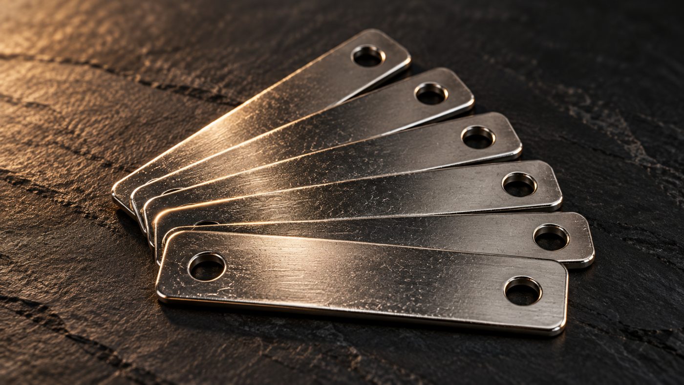 Nickel-plated bus bars