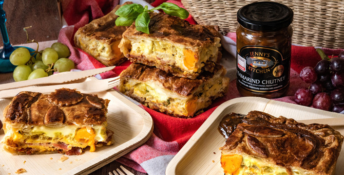 Best Ever chunky Bacon & Egg Pie