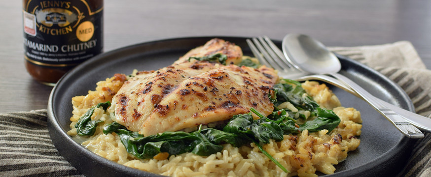 Tamarind & Coconut Fish Florentine