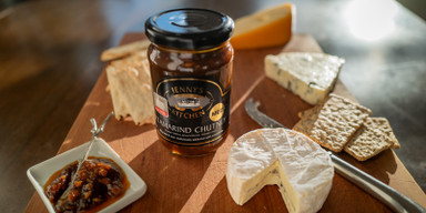 Jenny's Tamarind Chutney & Cheese.  A match made in heaven Jenny's Tamarind Chutney & Cheese.  A match made in heaven