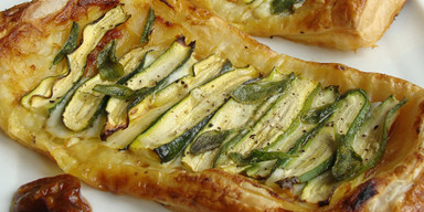 Tamarind, Mozzarella and Zucchini Tarte Tamarind, Mozzarella and Zucchini Tarte