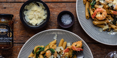 Creamy Tamarind Prawn Pasta Creamy Tamarind Prawn Pasta