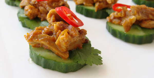 Duck and Tamarind Canape Duck and Tamarind Canape