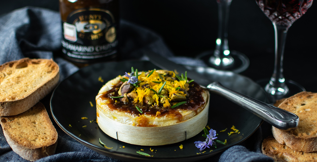 Tamarind and Orange Baked Camembert