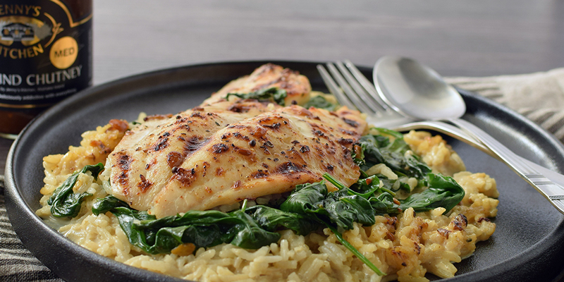 Tamarind & Coconut Fish Florentine