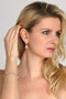 Cubic Zirconia Multi-Shape Bridal Bracelet and Earrings Set M592BS $39