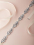 Stunning Crystal Marquis Clusters Silver Bridal Belt  4613BT $69