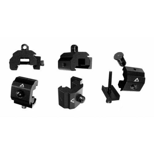QD and QR receiver rail mount adapter for swivels