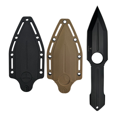 STEEL RAIN - 9" - BLK OXIDE SPEAR PNT - FRN SH